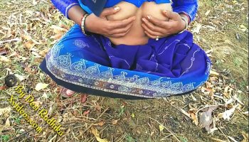 indian village lady with natural hairy pussy outdoor sex desi radhika