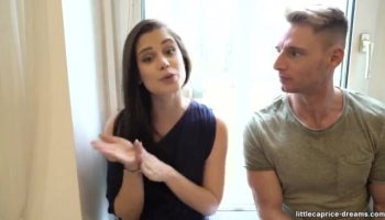 Brunette model finally fingering herself