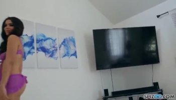 Horny neighbor anal fucks Kimber Woods